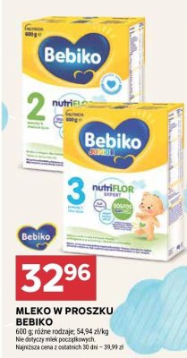 Mleko w proszku Bebiko promocja w Stokrotka