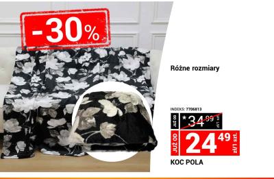 Koc Pola różne rozmiary promocja w Merkury Market