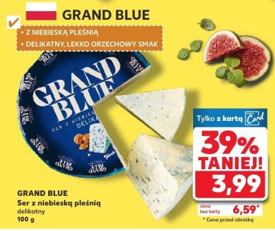 Ser z niebieską pleśnią delikatny promocja w Kaufland