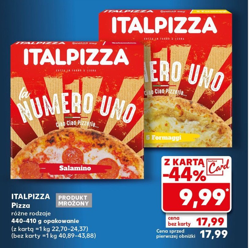 Pizza salamino ITALPIZZA promocja