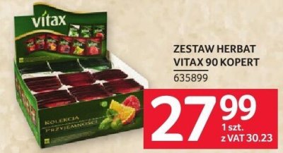 Zestaw herbat Vitax 90 kopert promocja w Selgros
