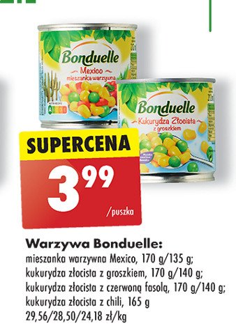 Kukurydza złocista z groszkiem Bonduelle promocja