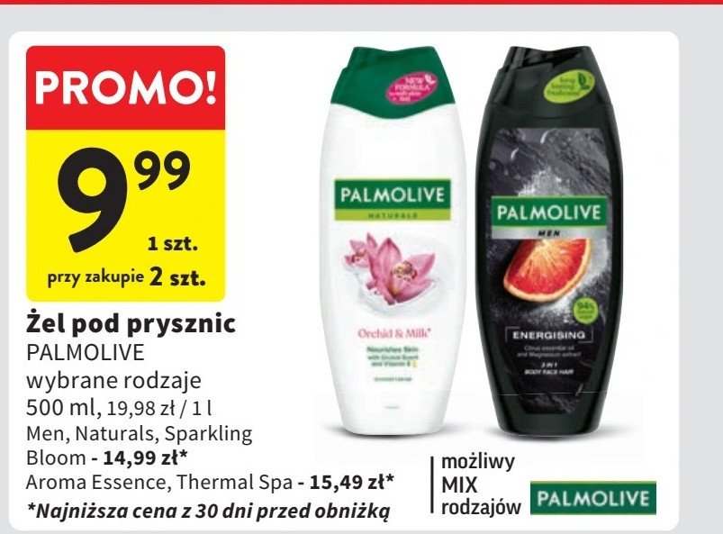 Żel pod prysznic turkish bath Palmolive thermal spa promocja w Intermarche