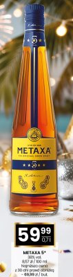 Brandy Metaxa 5* promocja w Twój Market
