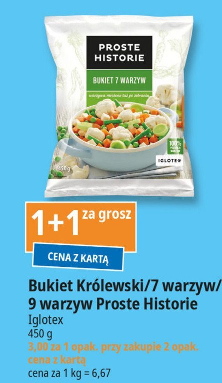 Bukiet 7 warzyw Iglotex proste historie promocja