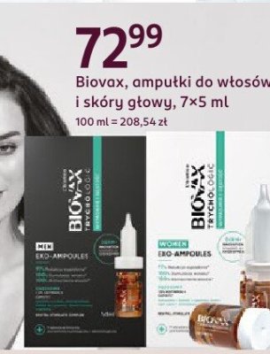 Biovax, ampułki do włosów i skóry głowy, 7x5 ml promocja w Rossmann