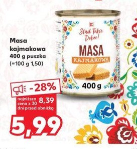 Masa kajmakowa K-classic stąd takie dobre! promocja w Kaufland