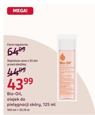Olejek do pielęgnacji skóry  promocja w Rossmann