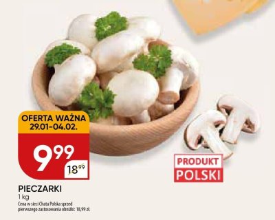 Pieczarki promocja w Chata Polska