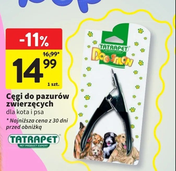 Cęgi do pazurków Tatrapet promocja w Intermarche