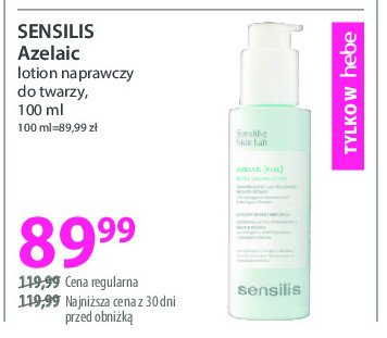 Lotion do twarzy Sensilis azelaic promocja