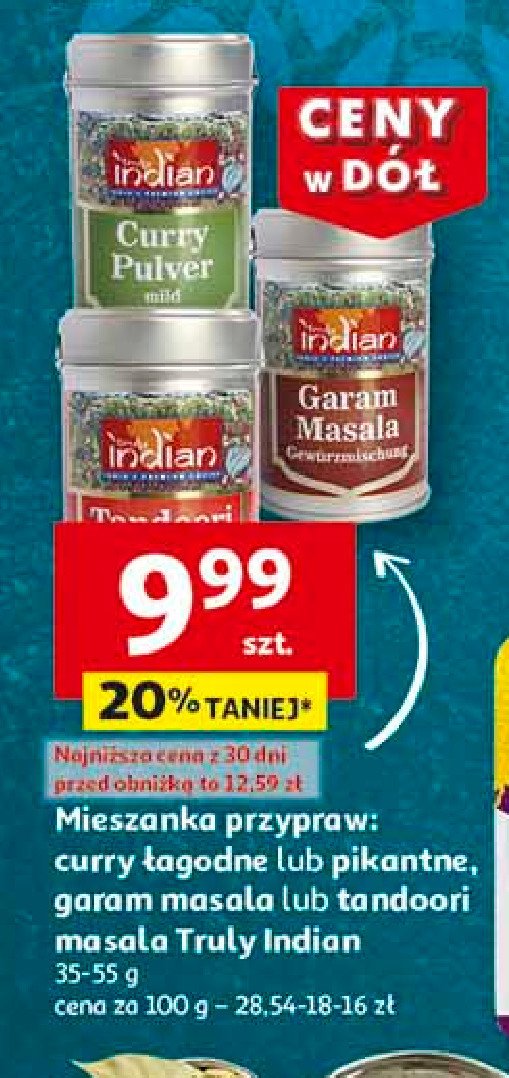 Mieszanka przypraw garam masala TRULY INDIAN promocja