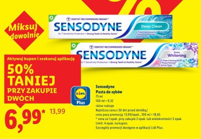 Pasta do zębów różne rodzaje promocja w Lidl