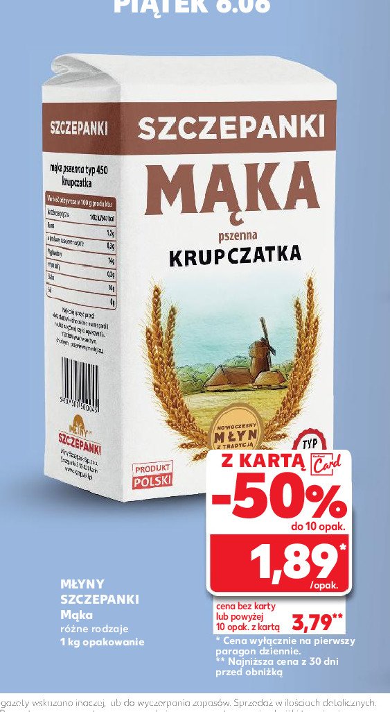 Krupczatka Szczepanki promocja w Kaufland