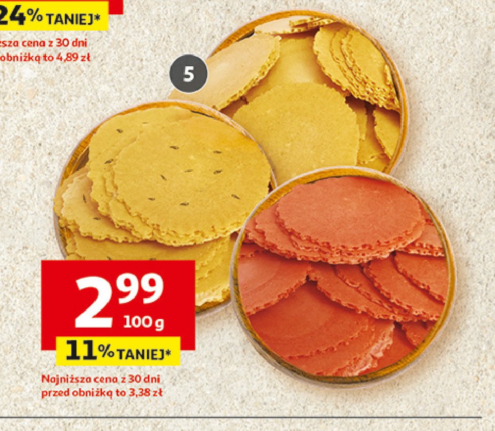 Ciasteczka owsiane z jagodami goi Ania promocja w Auchan