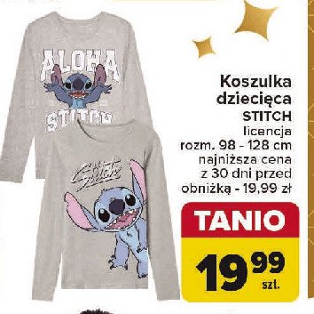 Koszulka dziecięca 98-128 cm promocja w Carrefour