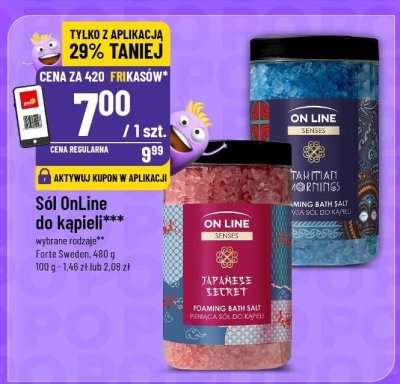 Sól do kąpieli różne rodzaje promocja w POLOmarket