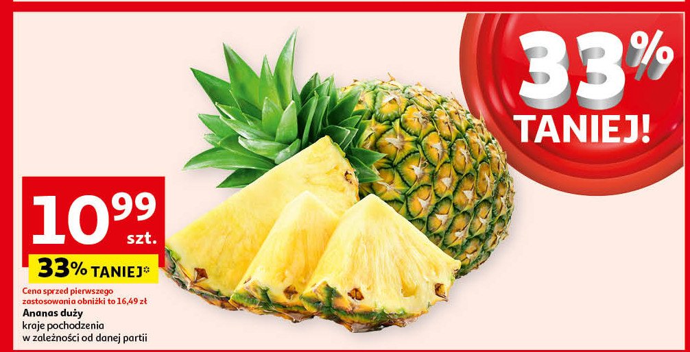 Ananas duży promocja