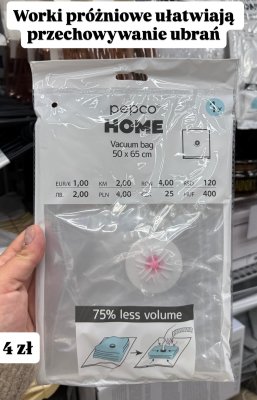 Worek próżniowy promocja w Pepco