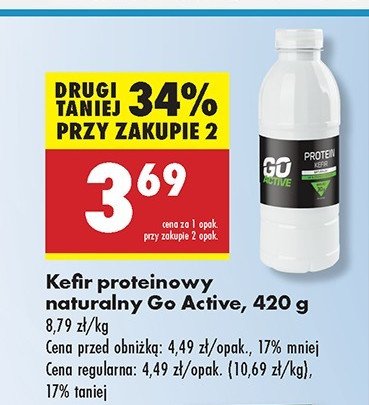Kefir Go active promocja w Biedronka