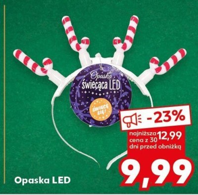 Opaska LED promocja w Kaufland