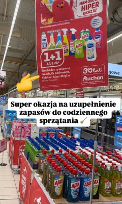 Środek do czyszczenia dywanów Una promocja w Auchan