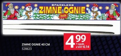 Zimne ognie 40 cm promocja w Selgros