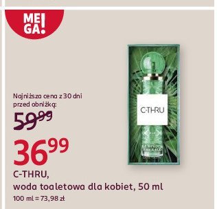 Woda toaletowa C-thru emerald shine promocja