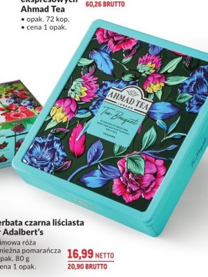 Zestaw herbat ekspresowych Ahmad Tea promocja w Makro