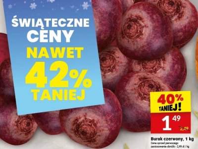 Burak czerwony, 1 kg promocja w Twój Market