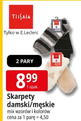 Skarpety damski/męskie Tilala promocja w Leclerc