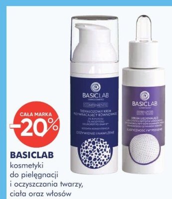 Kosmetyki BASICLAB kosmetyki do pielęgnacji i oczyszczania twarzy, ciała oraz włosów promocja w Super-Pharm