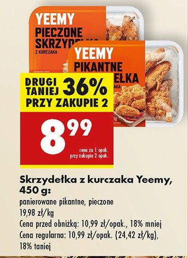 Skrzydełka z kurczaka pikantne Yeemy promocja