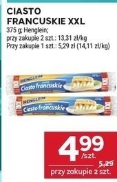 Ciasto francuskie XXL G.FEL promocja w Stokrotka