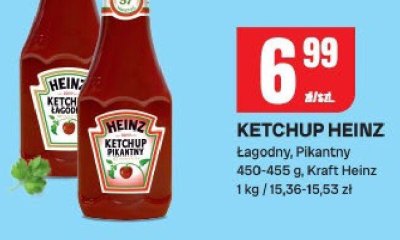 Ketchup Heinz łagodny, pikantny promocja w Chorten