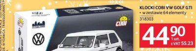 Klocki COBI KLOCKI COBI VW GOLF GTI promocja w Selgros