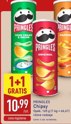 Chipsy Pringles Sour Cream & Onion promocja w Aldi