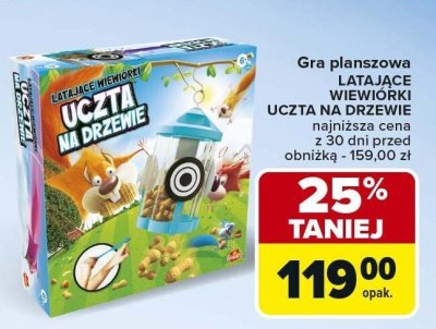 Gra planszowa LATAJĄCE WIEWIÓRKI UCZTA NA DRZEWIE promocja w Carrefour