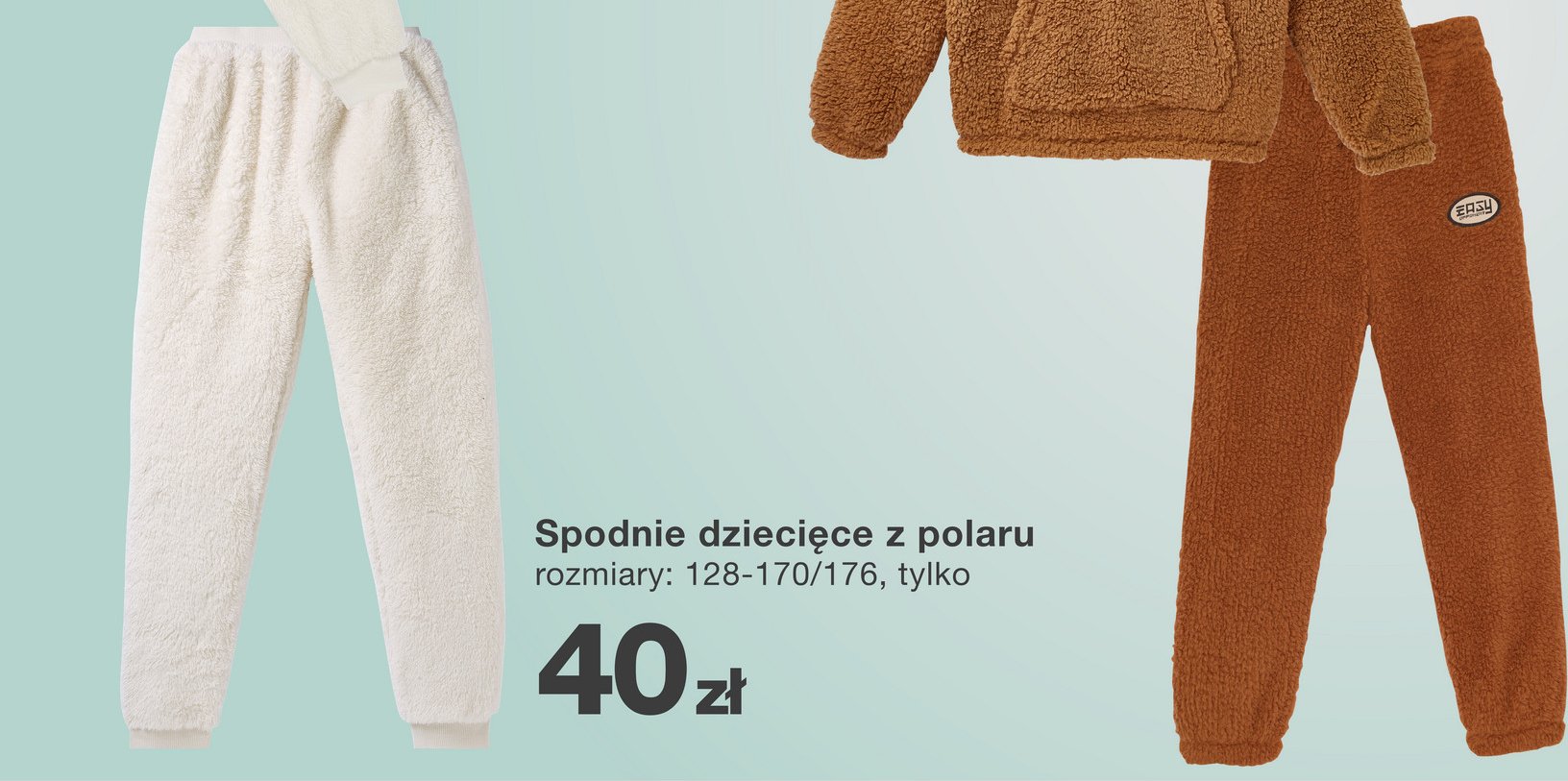 Spodnie dziecięce polarowe promocja