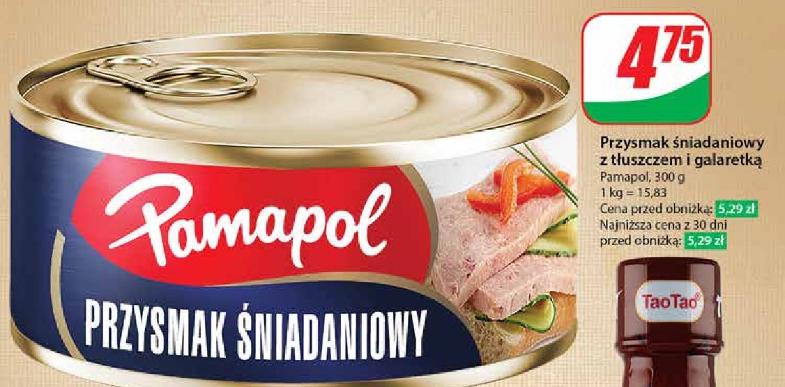 Przysmak śniadaniowy Pamapol promocja