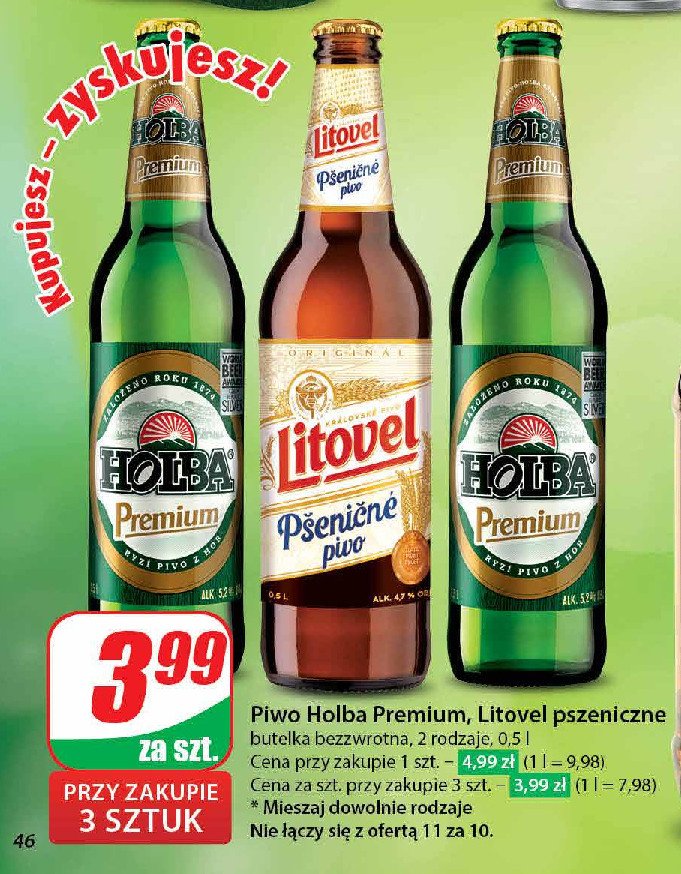 Piwo LITOVEL PSENICNY LEŻAK promocja