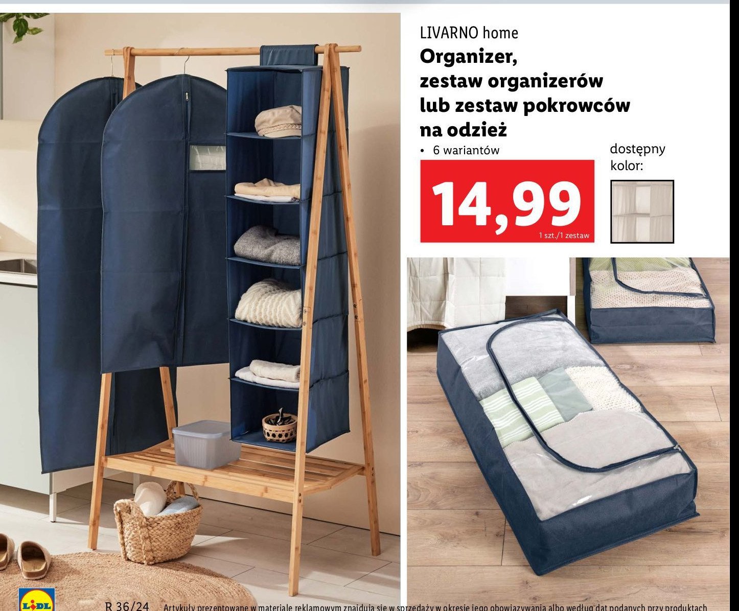 Zestaw organizerów do szuflad LIVARNO HOME promocja