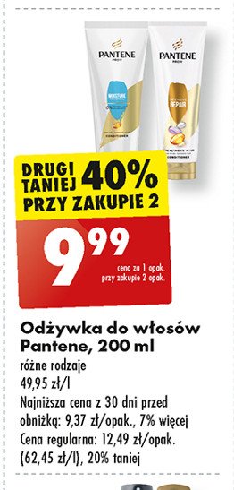 Odżywka do włosów hydra glow Pantene pro-v miracles promocja