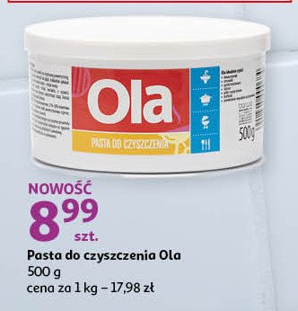 Pasta czyszczenia urz膮dze艅 sanitarnych CZYSTY DOM OLA promocja