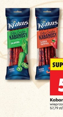 Kabanosy jalapeno promocja w Biedronka