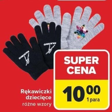 Rękawiczki promocja w Carrefour