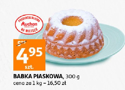 Babka piaskowa Auchan promocja