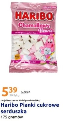 Pianki cukrowe Haribo Chamallows Hearts promocja w Action
