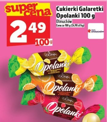Cukierki Galaretki Opolanki 100 g promocja w TOPAZ