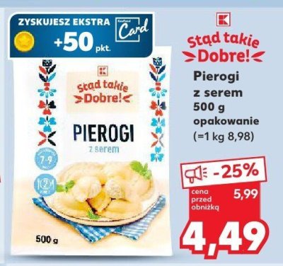 Pierogi z serem promocja w Kaufland